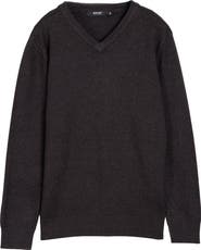 XRAY Kids' Basic V-Neck Sweater