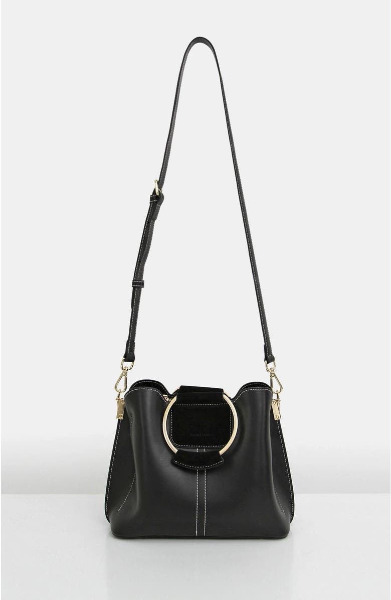 Belle & Bloom Twilight Leather Cross Body Bag, Alternate, color, Black