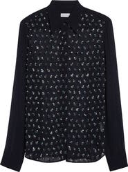 Dries Van Noten Chowyowy Embellished Button-Up Shirt
