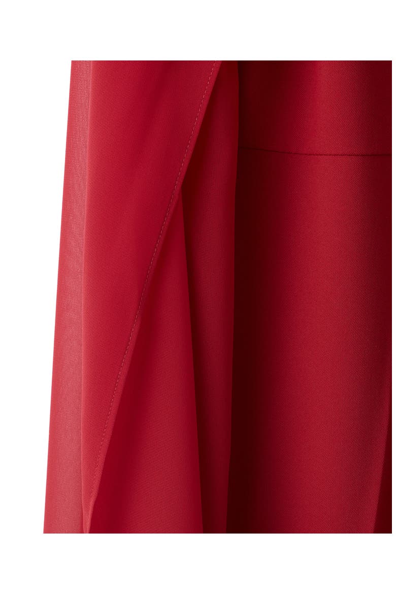 Cape Wide Leg Jumpsuit, Alternate, color, RED