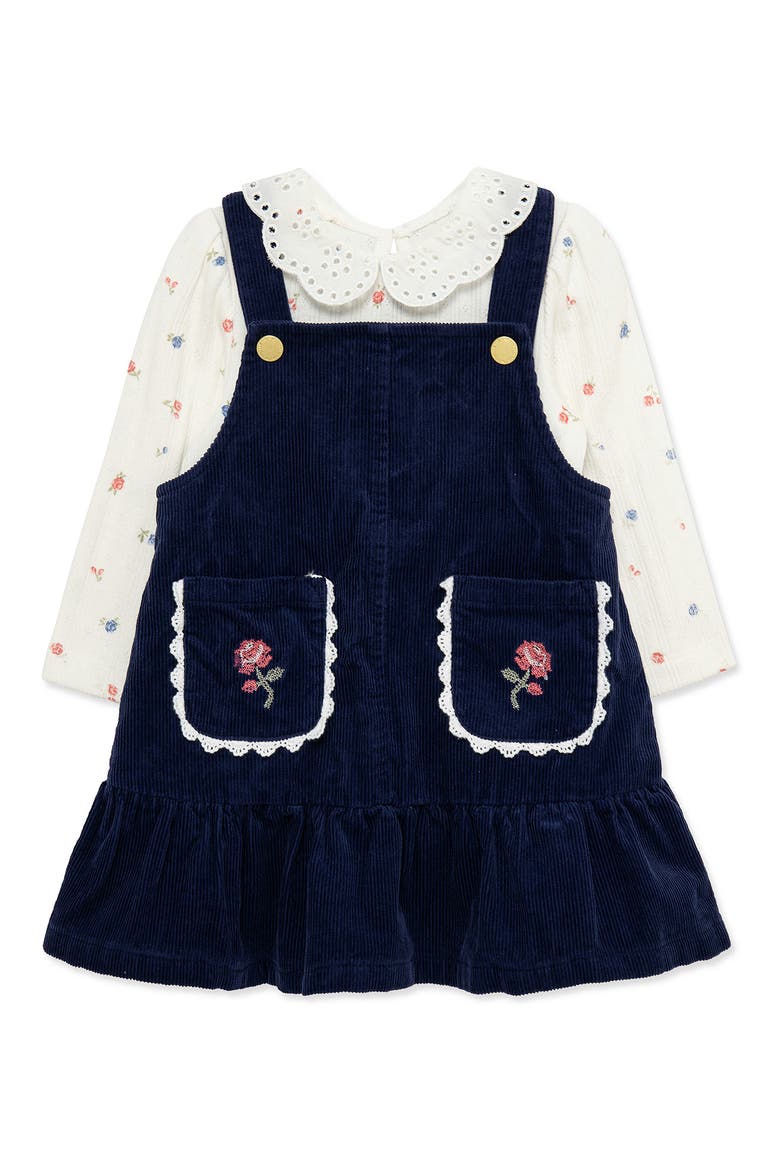 Kids' Rose Jumper & Shirt Set, Alternate, color, NAVY