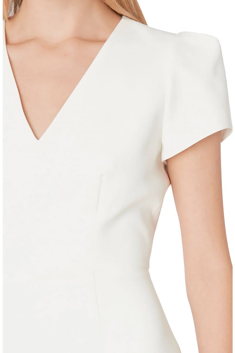 Atalie Puff Sleeve Sheath Dress, Alternate, color, ECRU