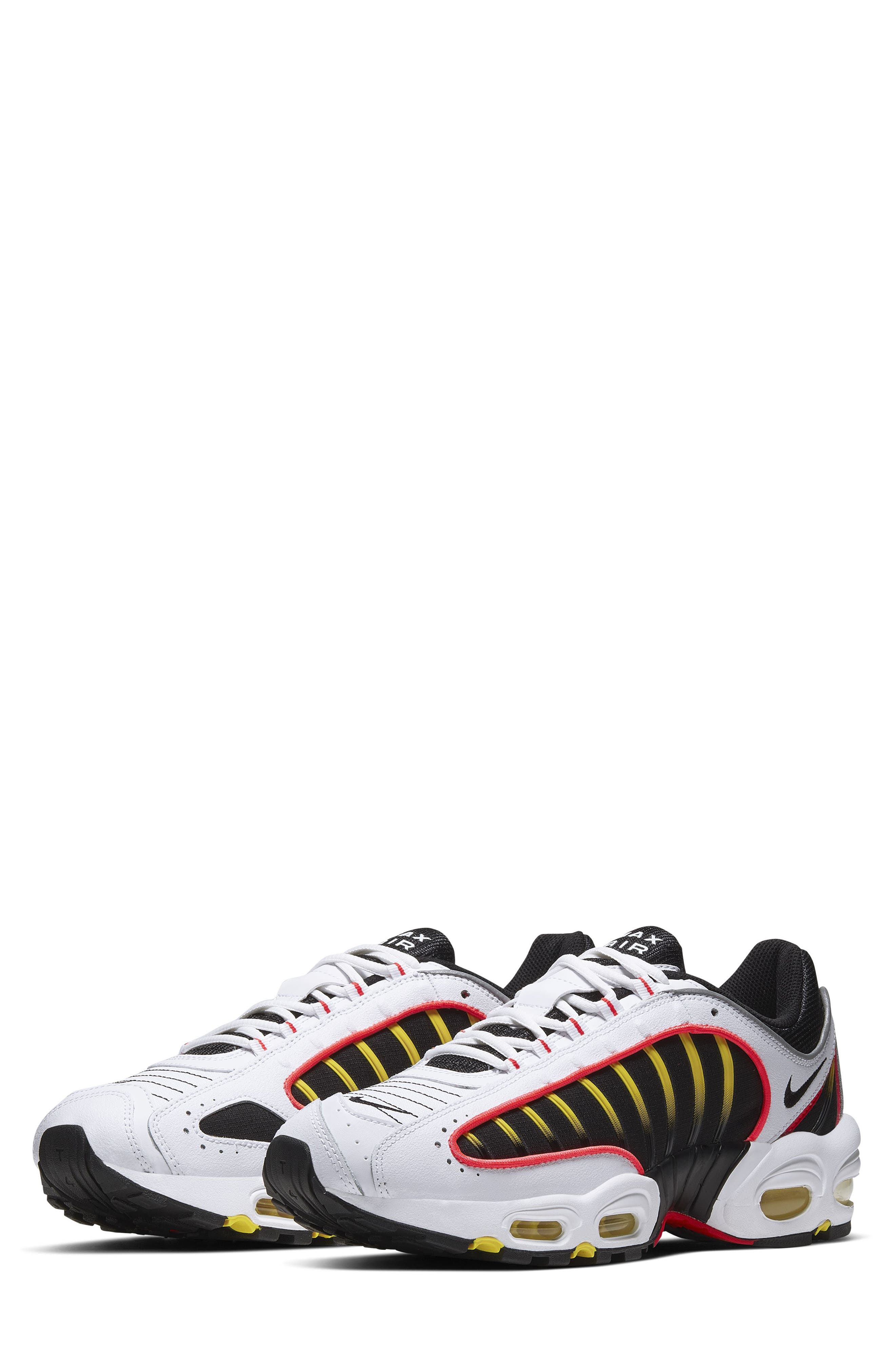 Air Max Tailwind IV Sneaker, Main, color, WHITE/ CRIMSON/ YELLOW/ BLACK