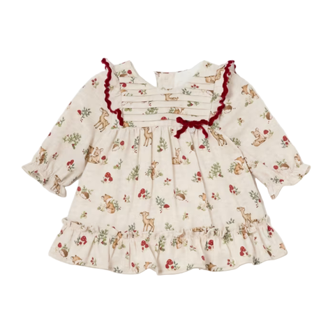 Newborn Floral Ruffle Dress (Baby)