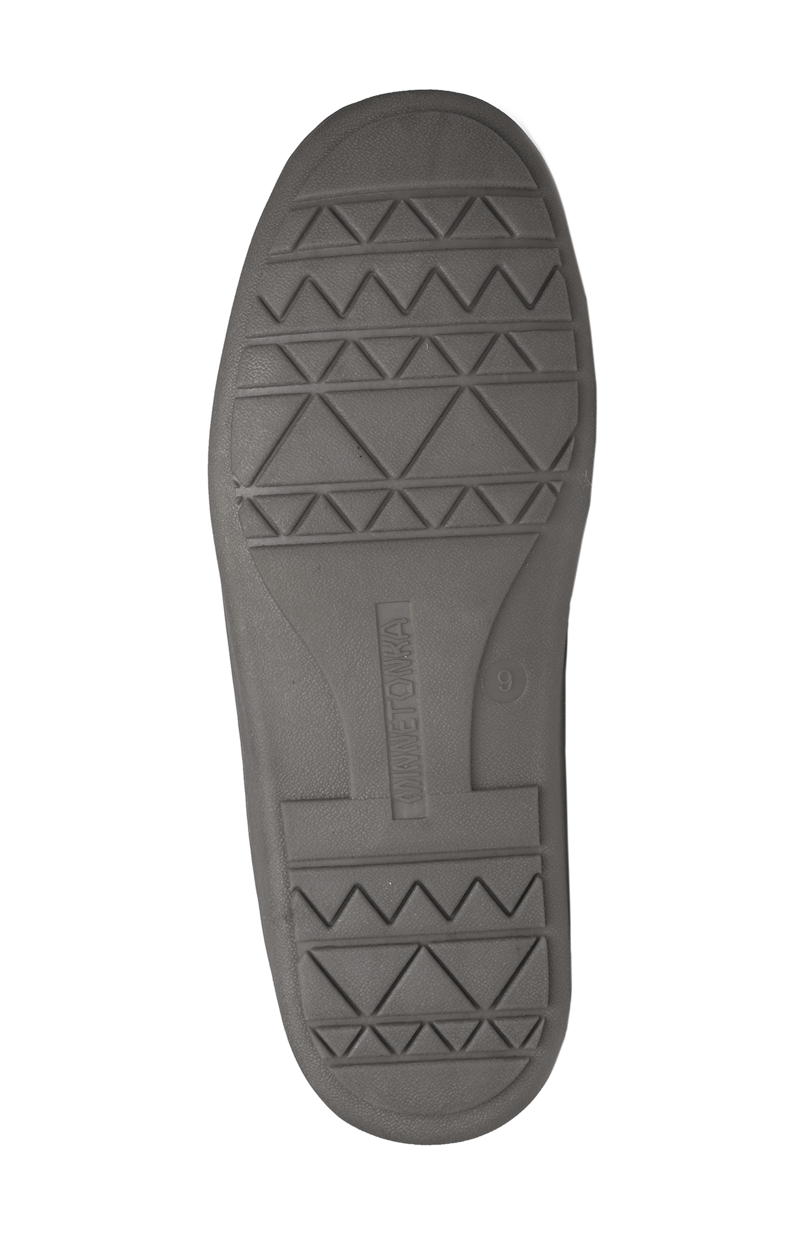 Minnetonka Everyday Moccasin Slipper, Alternate, color, Charcoal