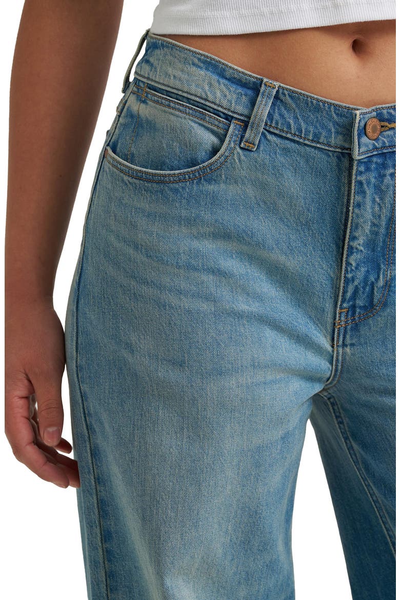 Low Rise Baggy Wide Leg Jeans, Alternate, color, GLACIER