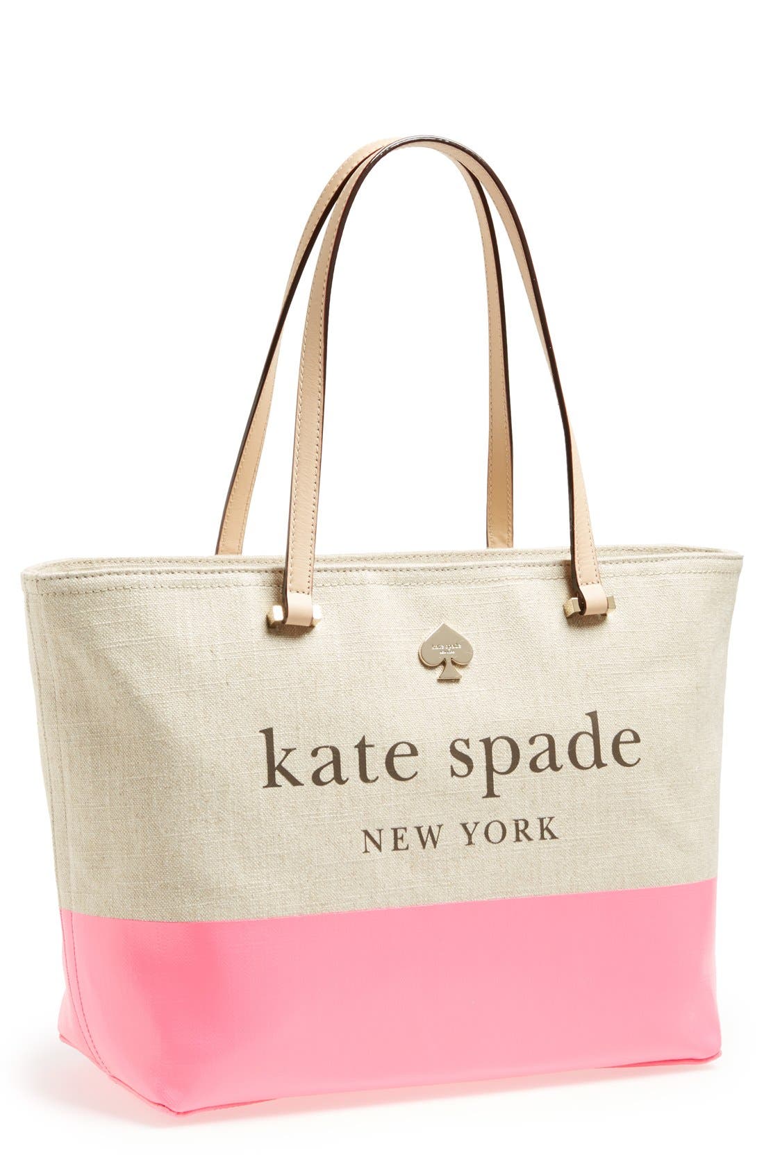 'lott street - francis' tote, Main, color, NATURAL/GULABI