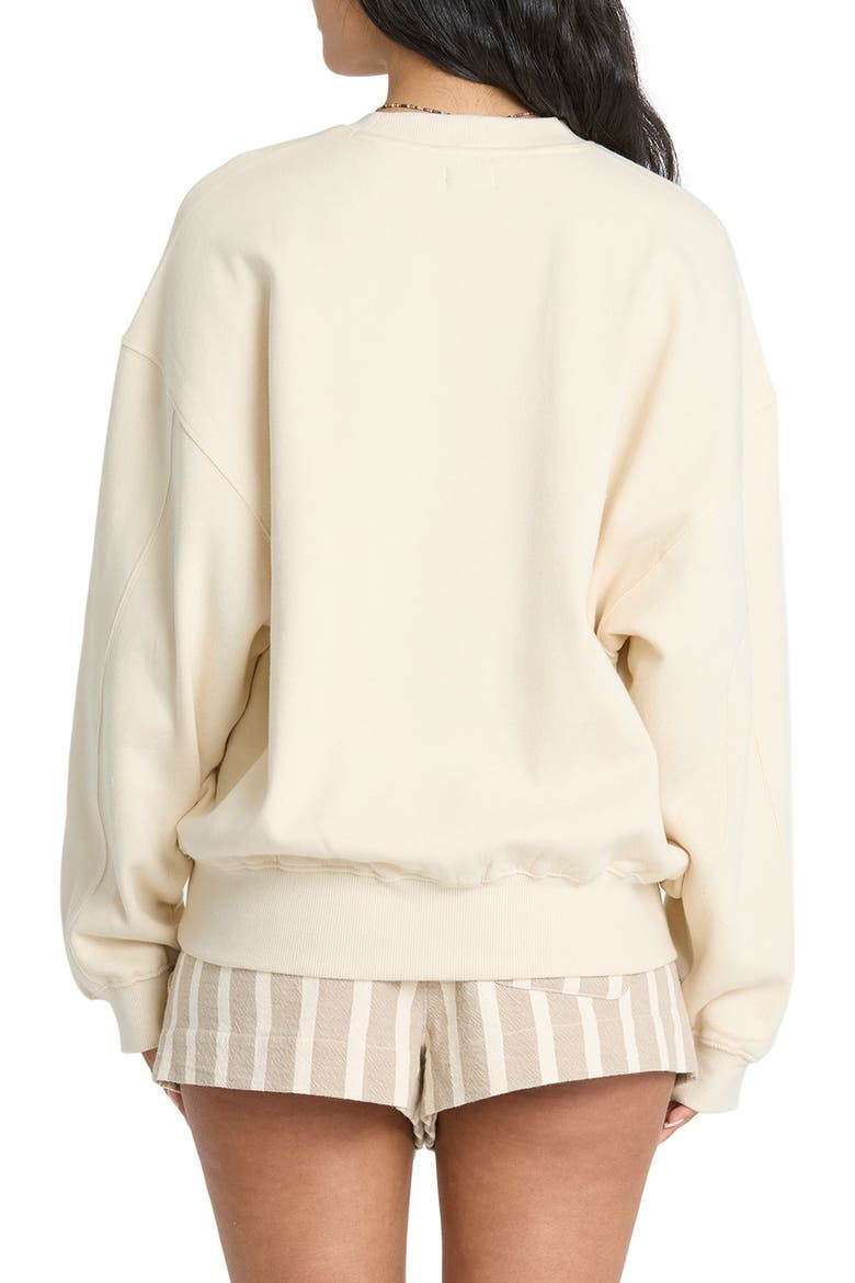Summer Kendal Graphic Sweatshirt, Alternate, color, WHITE CAP