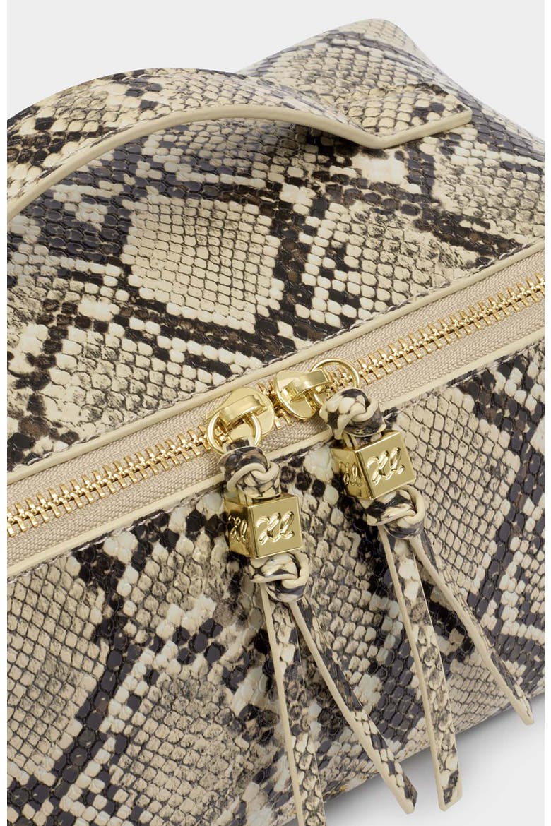 Soho Medium Make Up / Wash Bag, Alternate, color, Faux Snake