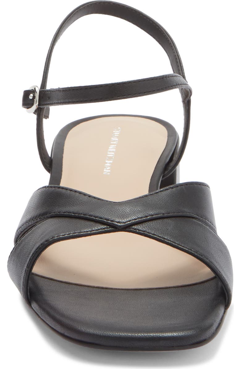 Stuart Weitzman Miami Block Heel Sandal, Alternate, color, Black