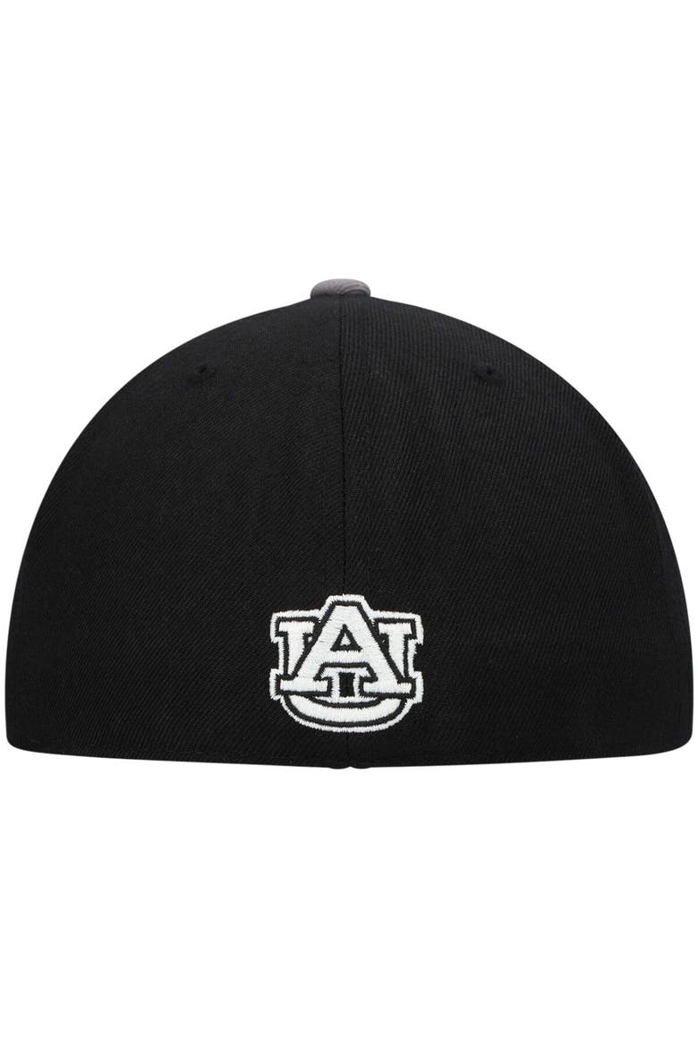 Men's Top of the World Black/Gray Auburn Tigers Team Color Two-Tone Fitted Hat, Alternate, color, Black