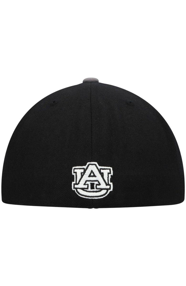 TOP OF THE WORLD Men's Top of the World Black/Gray Auburn Tigers Team Color Two-Tone Fitted Hat, Alternate, color, Black