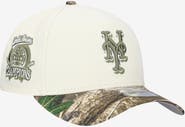 New Era Men's New Era Khaki/Realtree Camo New York Mets 9FORTY A-Frame Adjustable Hat