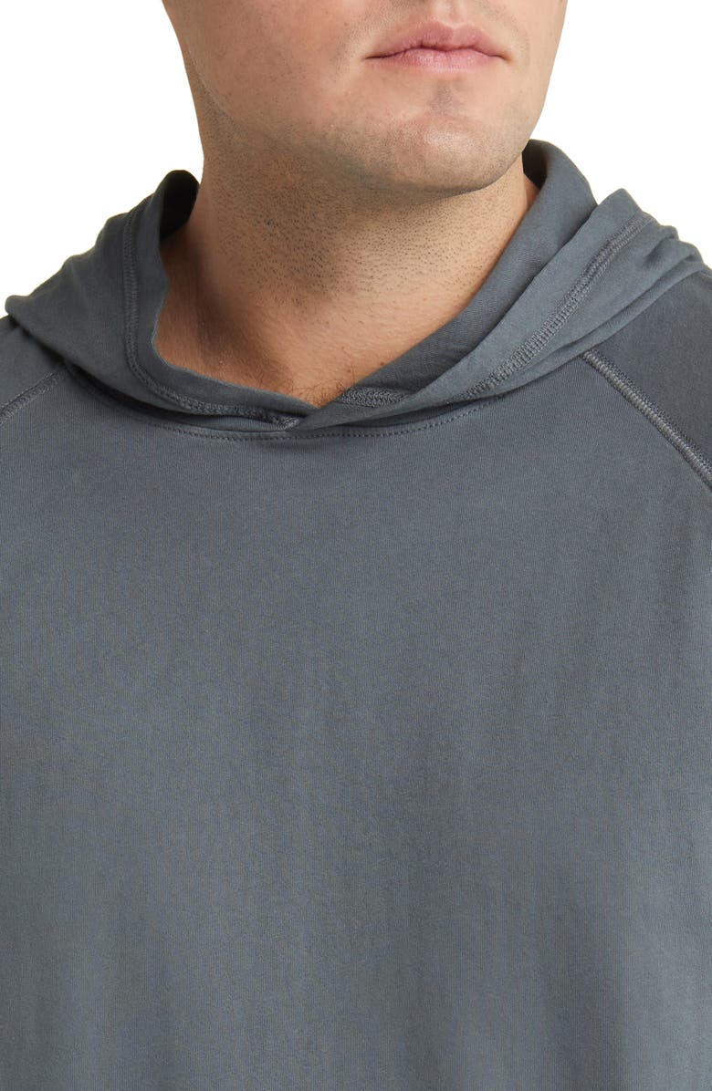 Peter Millar Hooded Lava Wash Long Sleeve T-Shirt, Alternate, color, 