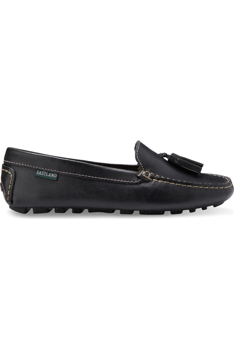 Eastland Tabitha Tassel Driving Loafer, Alternate, color, Black