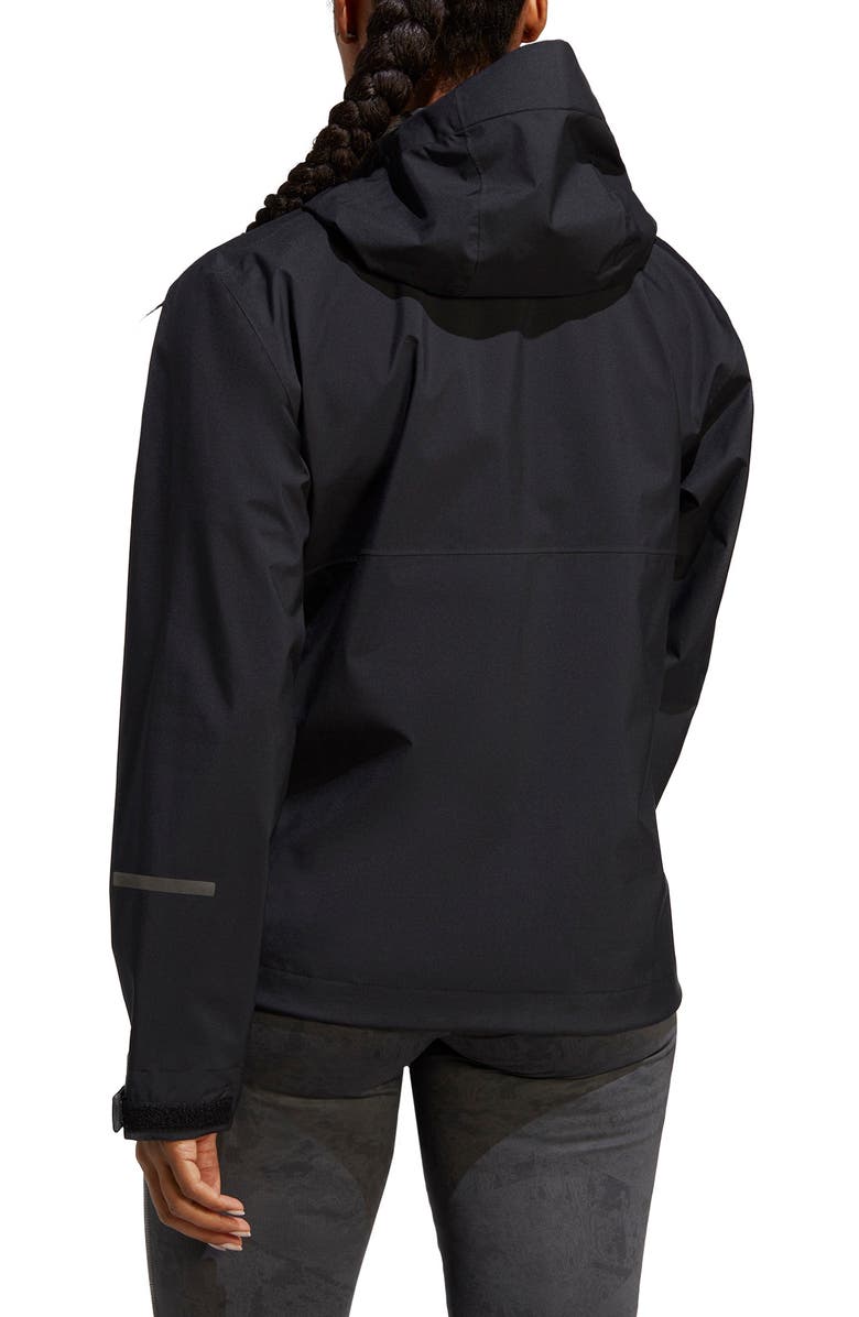 adidas Terrex Multi RAIN.RDY Waterproof Hooded Rain Jacket, Alternate, color,