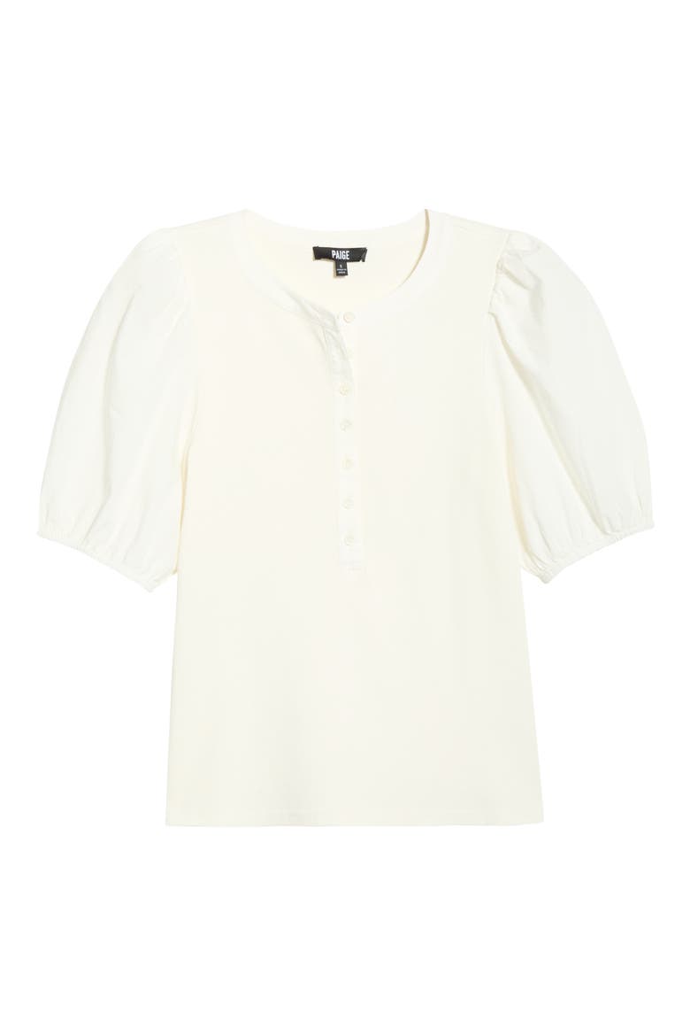 Brandy Puff Sleeve Shirt, Alternate, color, WHITE