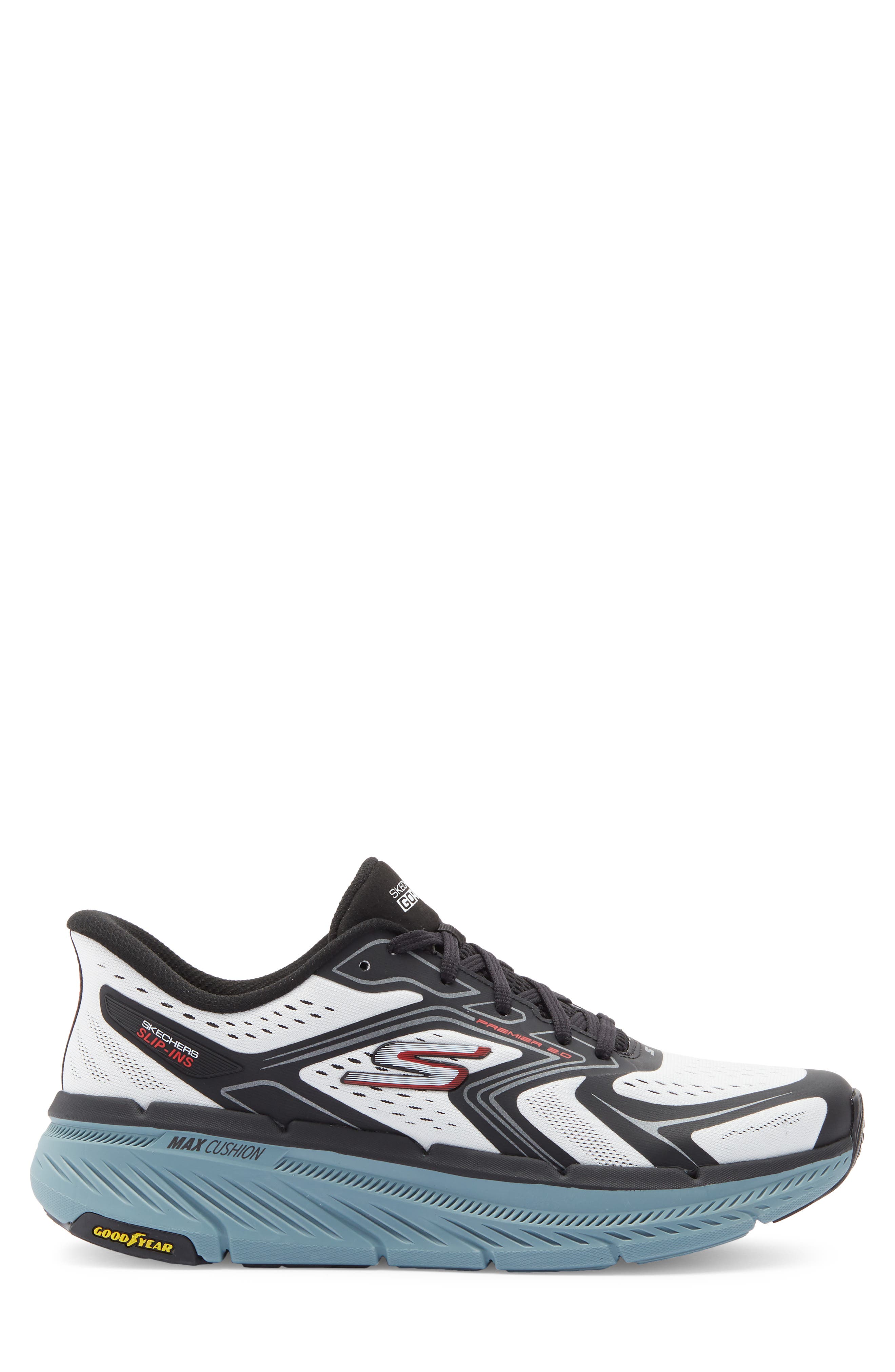 SKECHERS GO RUN Slip-Ins: Max Cushioning Sneaker, Alternate, color, White/ Black