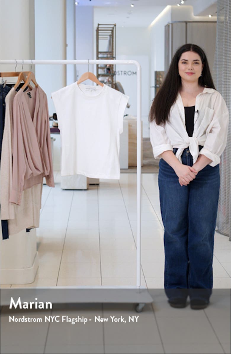 Cap Sleeve Jersey T-Shirt, sales video thumbnail