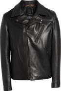 Schott NYC Waxy Cowhide Leather Moto Jacket