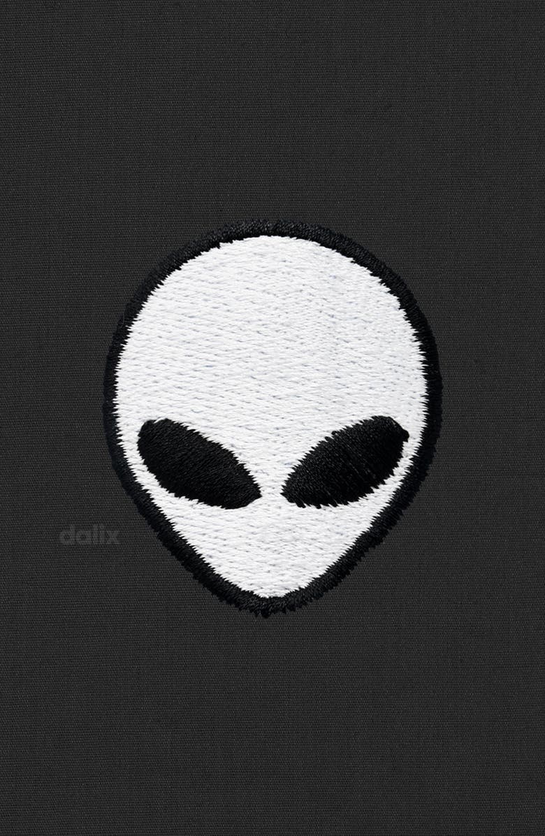 Dalix Mens Lil Alien Midweight Active Short, Alternate, color, Black