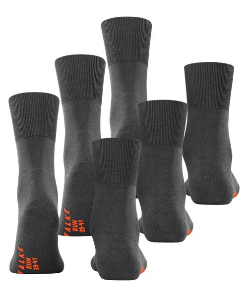 Falke Run Cotton Socks In Gray