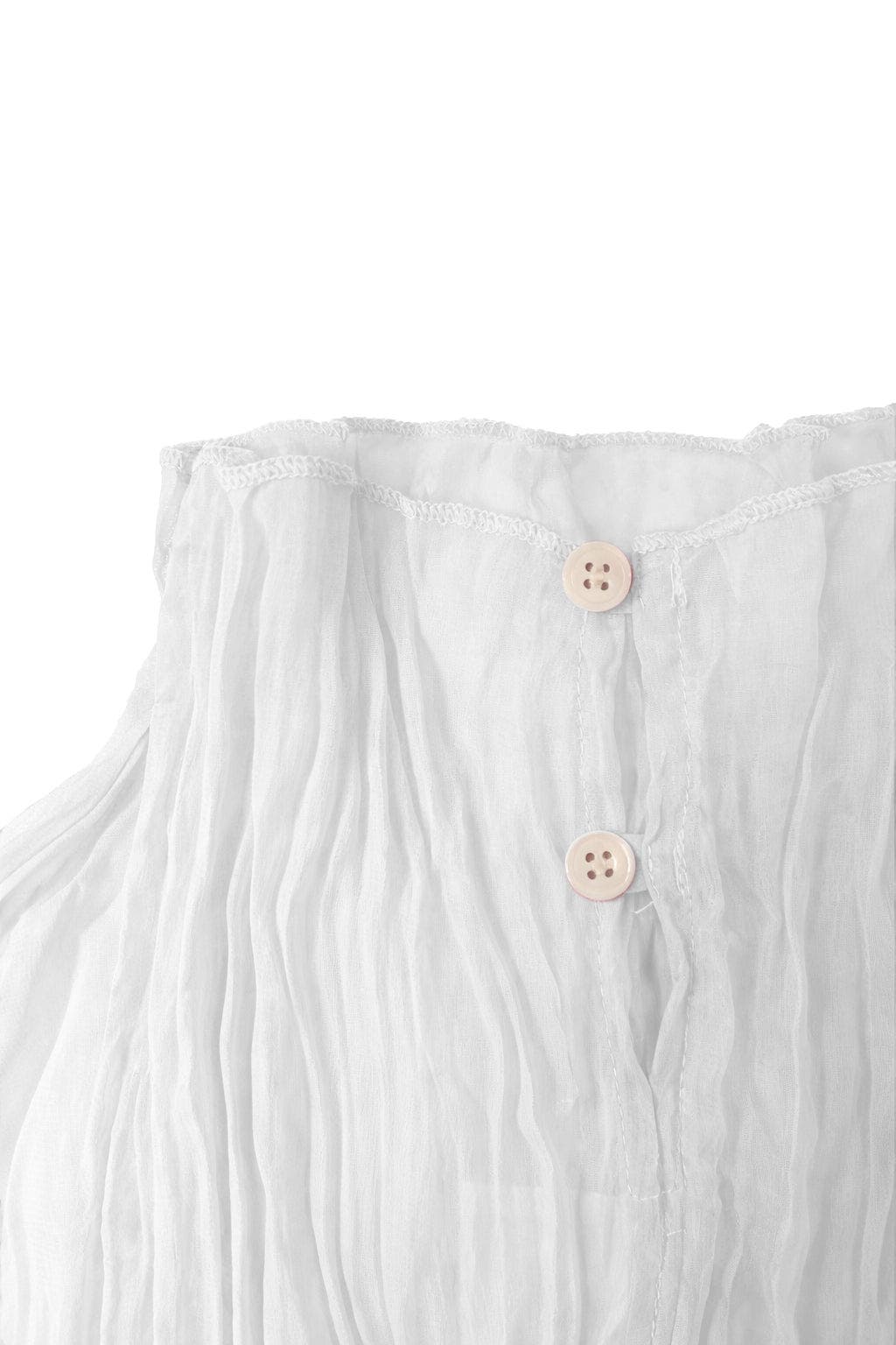 Esme Pleated Funnel Neck Top - image 4