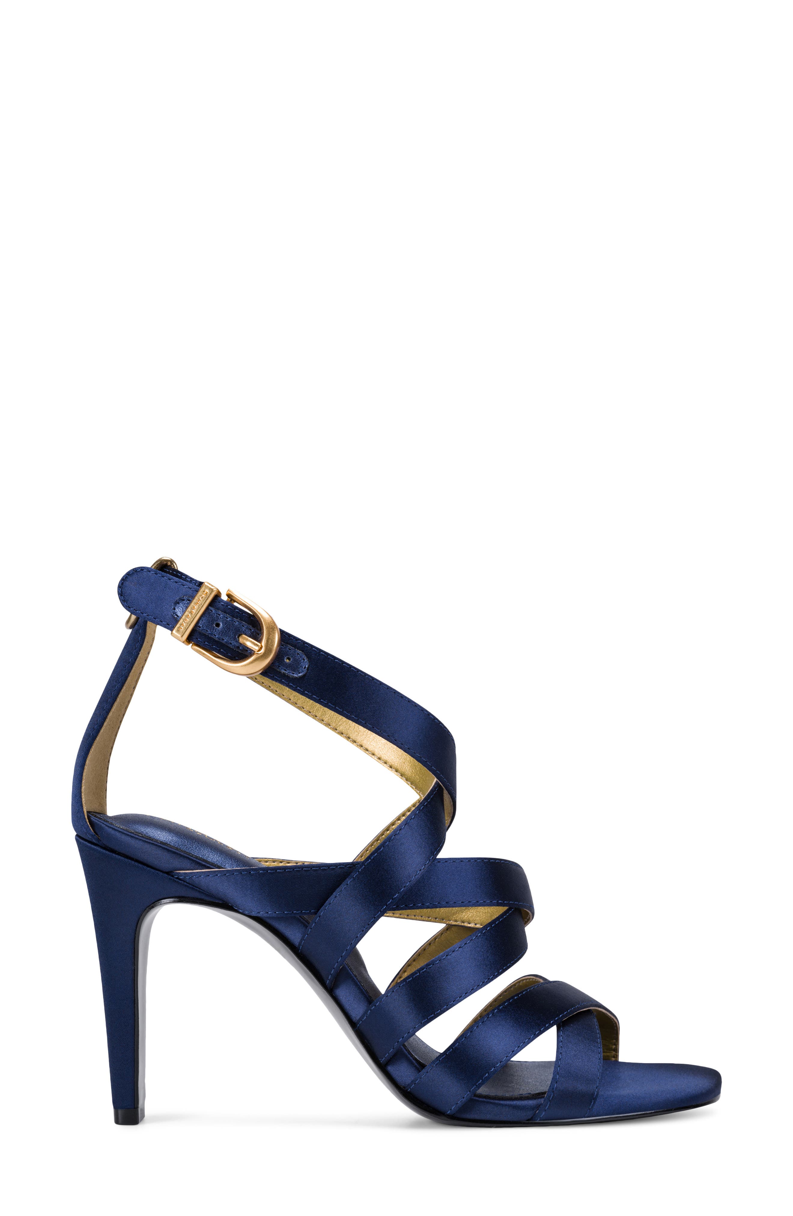 DKNY Briarrose Ankle Strap Sandal, Alternate, color, Nightfall Blue