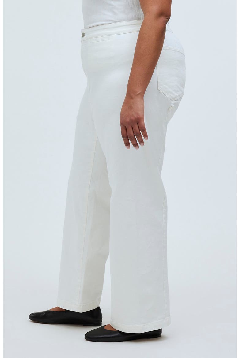 Curvy Perfect Wide Leg Crop Jeans, Alternate, color, TILE WHITE