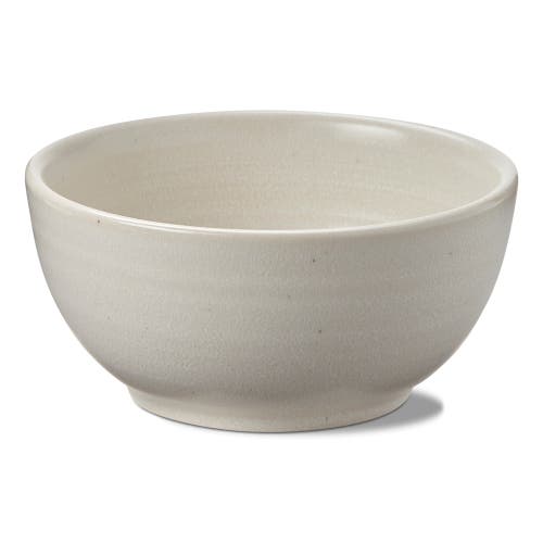 Tag Loft Speckled Reactive Glaze Stoneware Bowl Matte White In Neutral