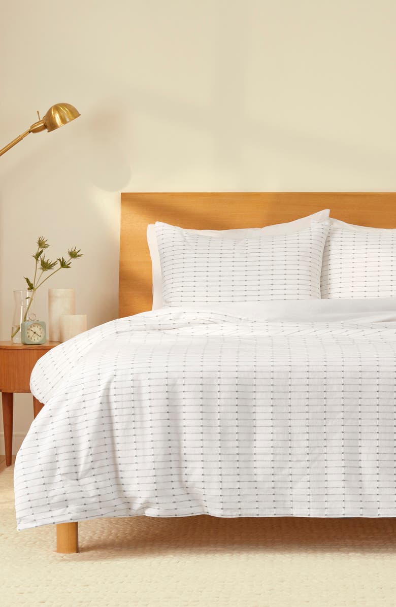 Casper Set of 2 Soft Grid Pillow Shams, Alternate, color,