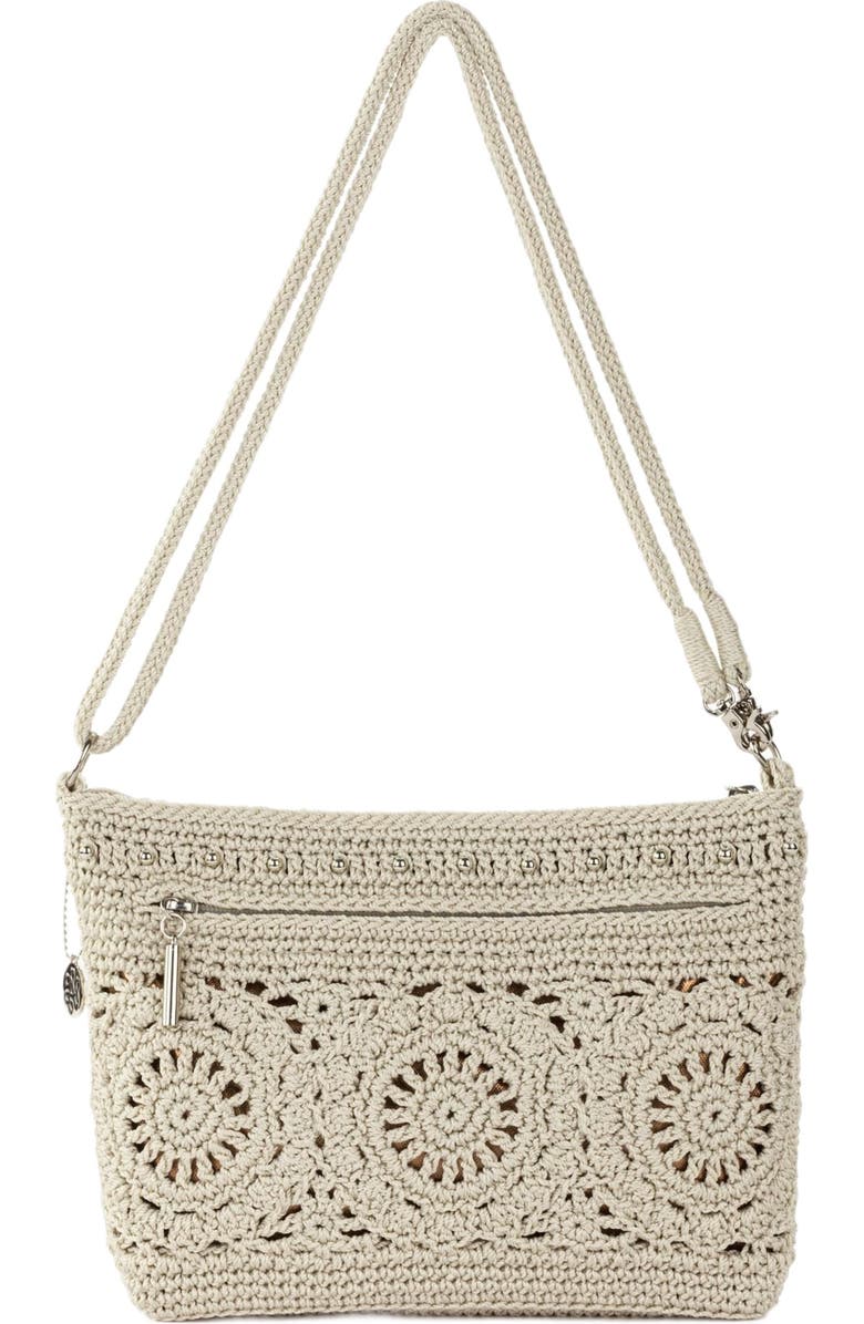 The Sak Lumi Covertible Crossbody Hand Crochet Bag, Alternate, color, Natural Medallion