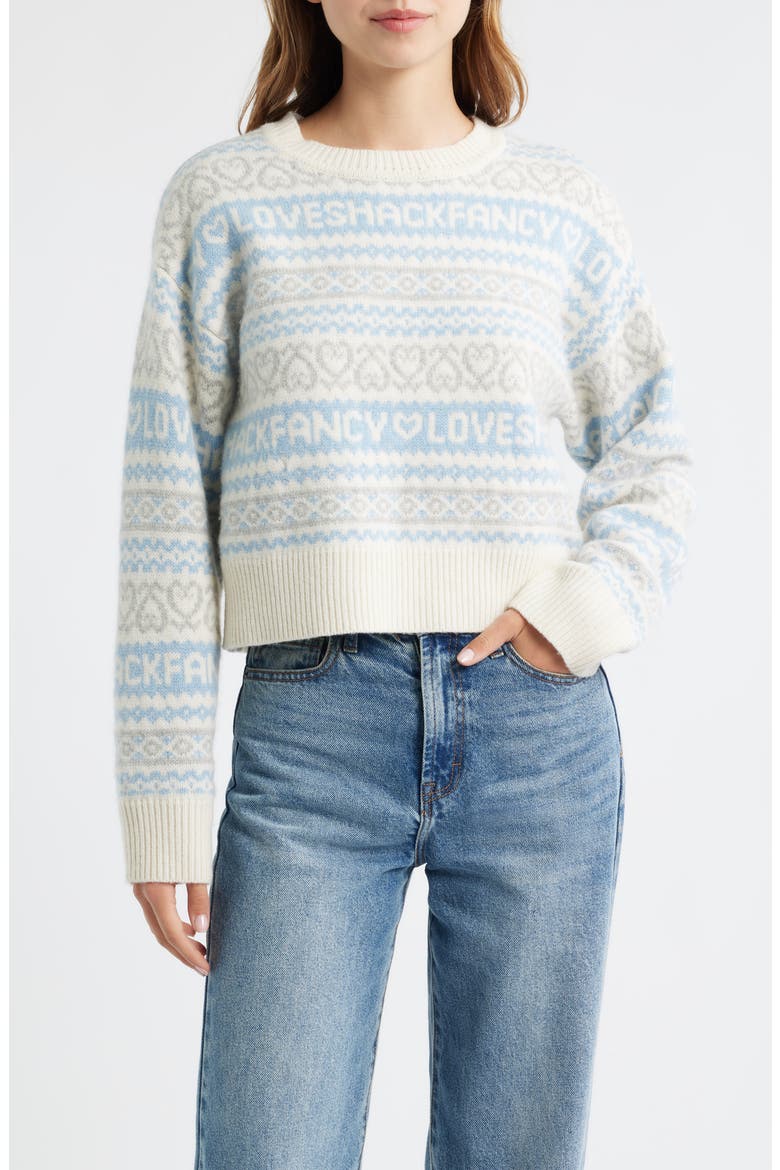 Emberly Crewneck Wool Sweater, Main, color, WINTER HAZE