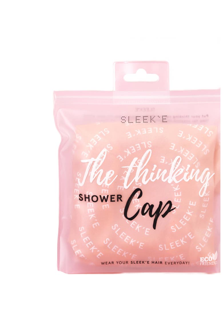 Thinking Cap Shower Cap, Alternate, color, Sand
