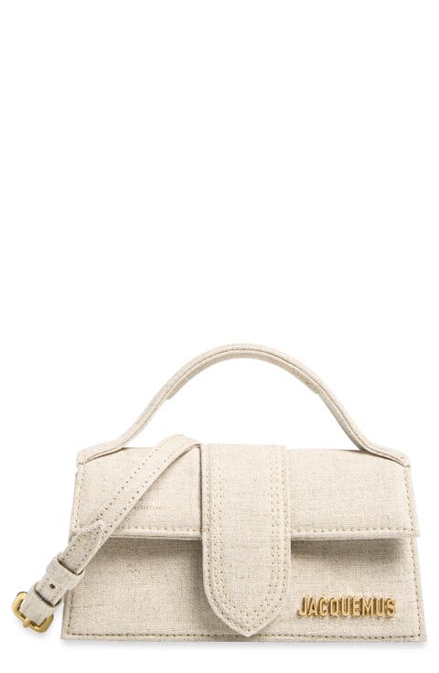 Le Bambino Canvas Effect Leather Shoulder Bag