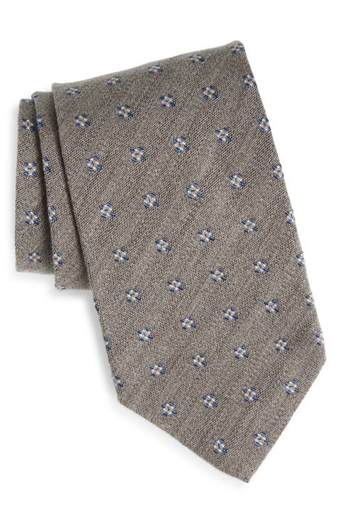 Neat Wool, Silk & Cashmere Tie