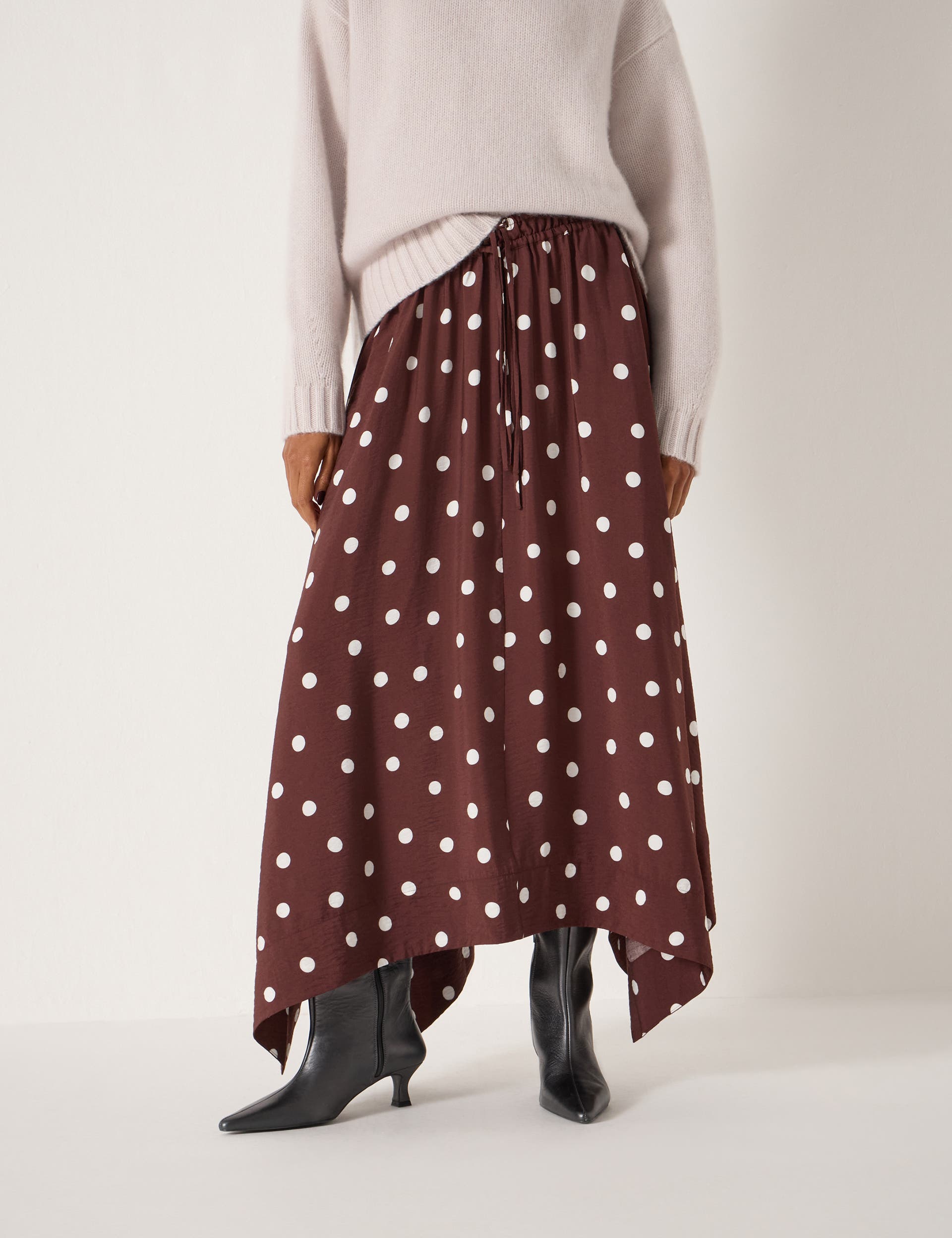 selected Polka Dot Brown
