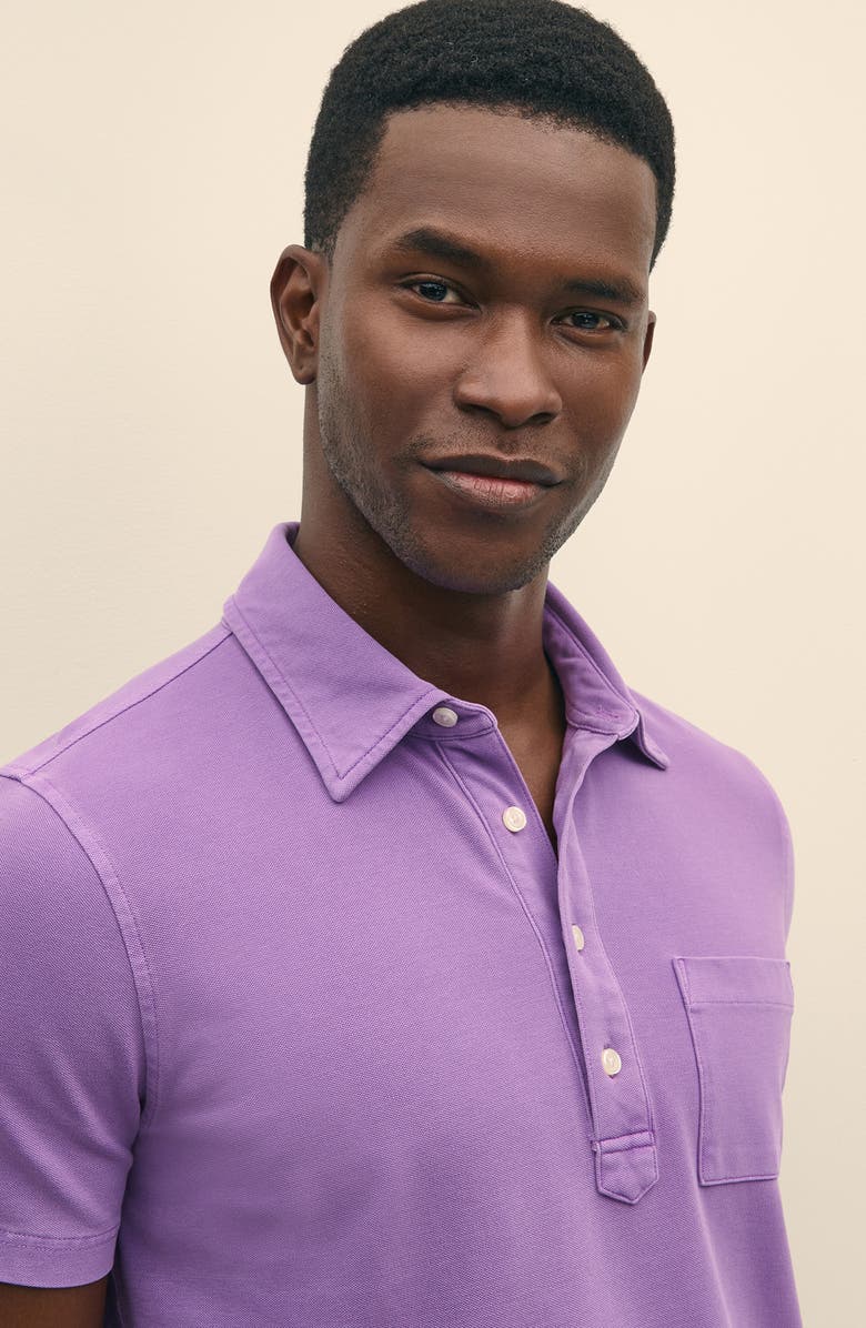 Brooks Brothers Cotton Piqué Polo, Alternate, color, Grape Nectar