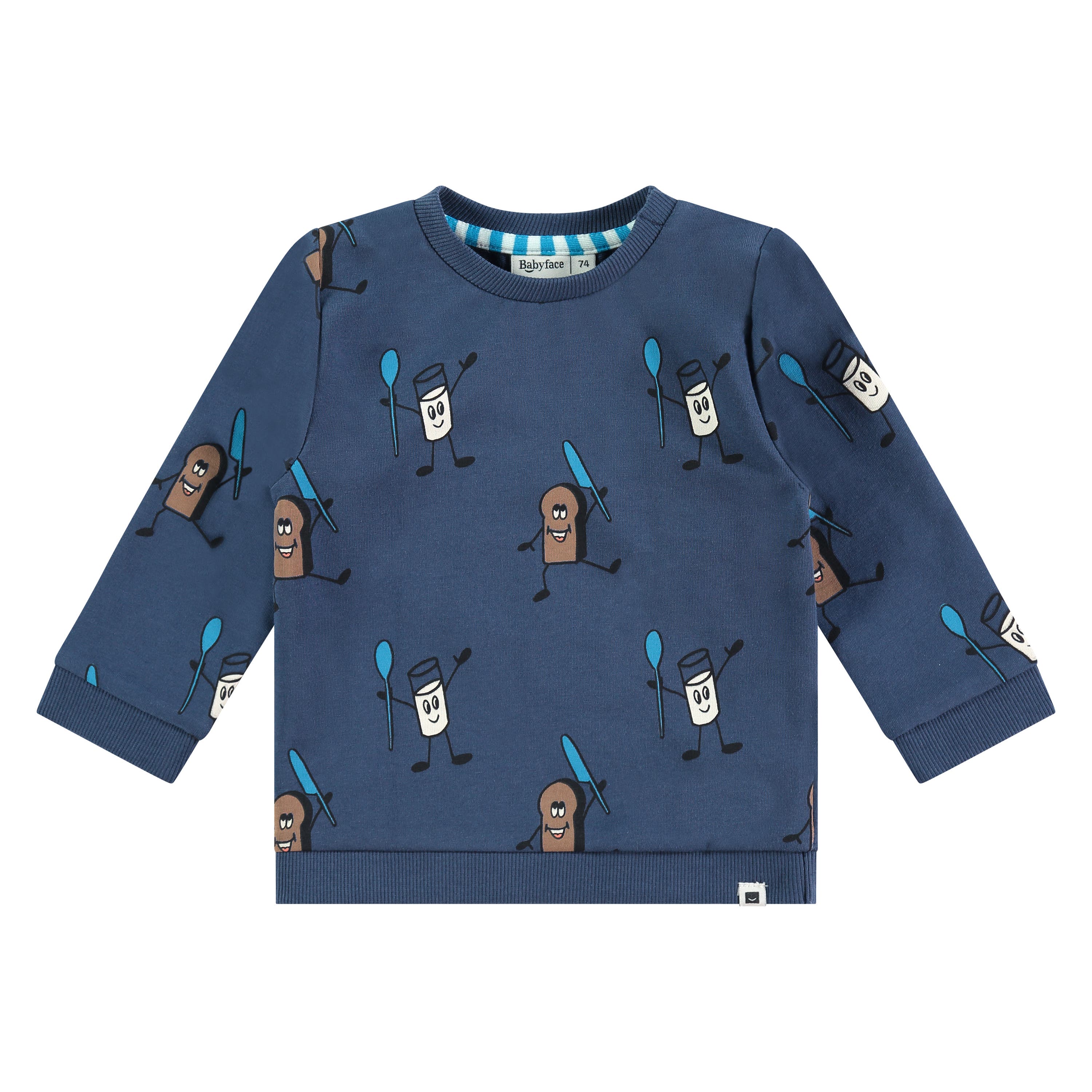 Babyface Milk & Toast Crewneck Sweatshirt In Blue
