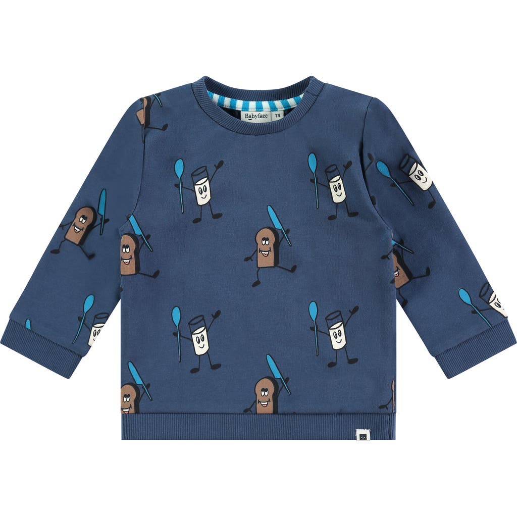 Babyface Milk & Toast Crewneck Sweatshirt In Blue