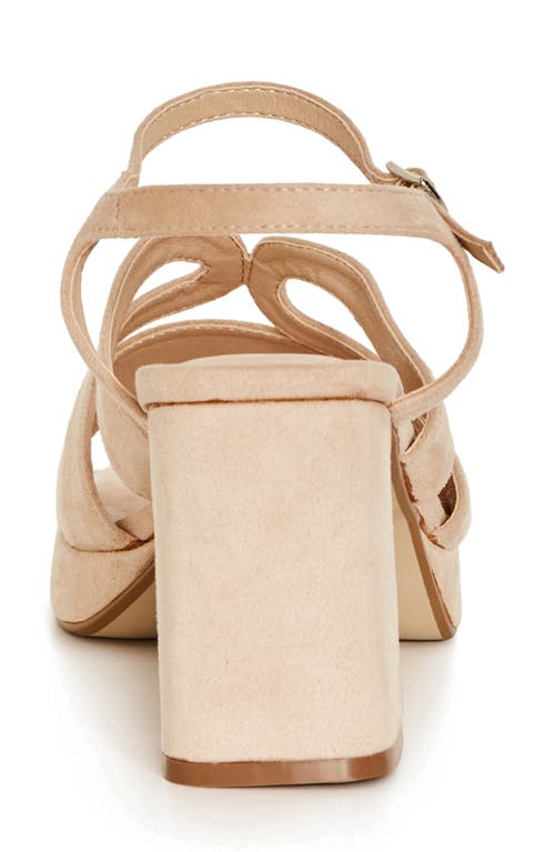 CITY CHIC CITY CHIC COCO PLATFORM SANDAL