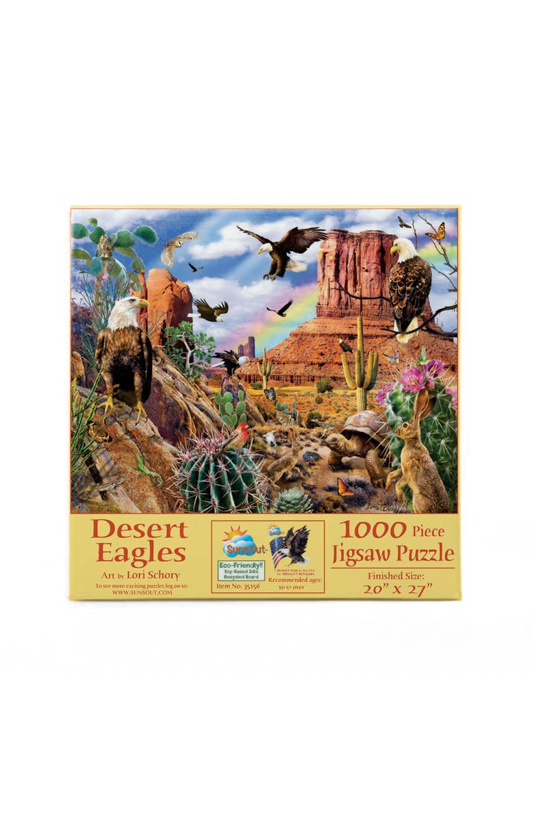 Sunsout Desert Eagles 1000 piece Jigsaw Puzzle for Adults, Alternate, color, Multicolor