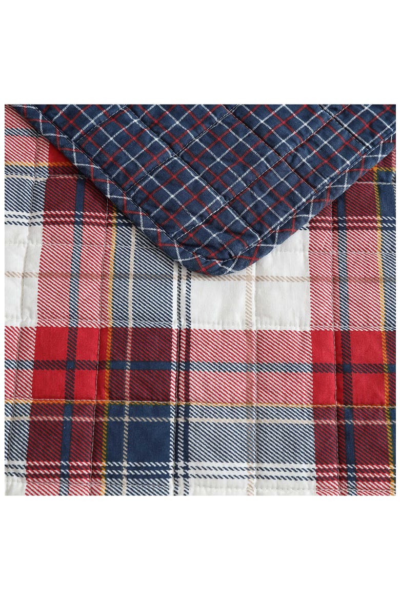 Rosedale Quilt & Sham Set, Alternate, color, RED SAIL/ NAVY