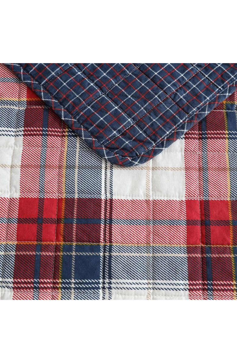 Nautica Rosedale Quilt & Sham Set, Alternate, color, Red Sail/ Navy