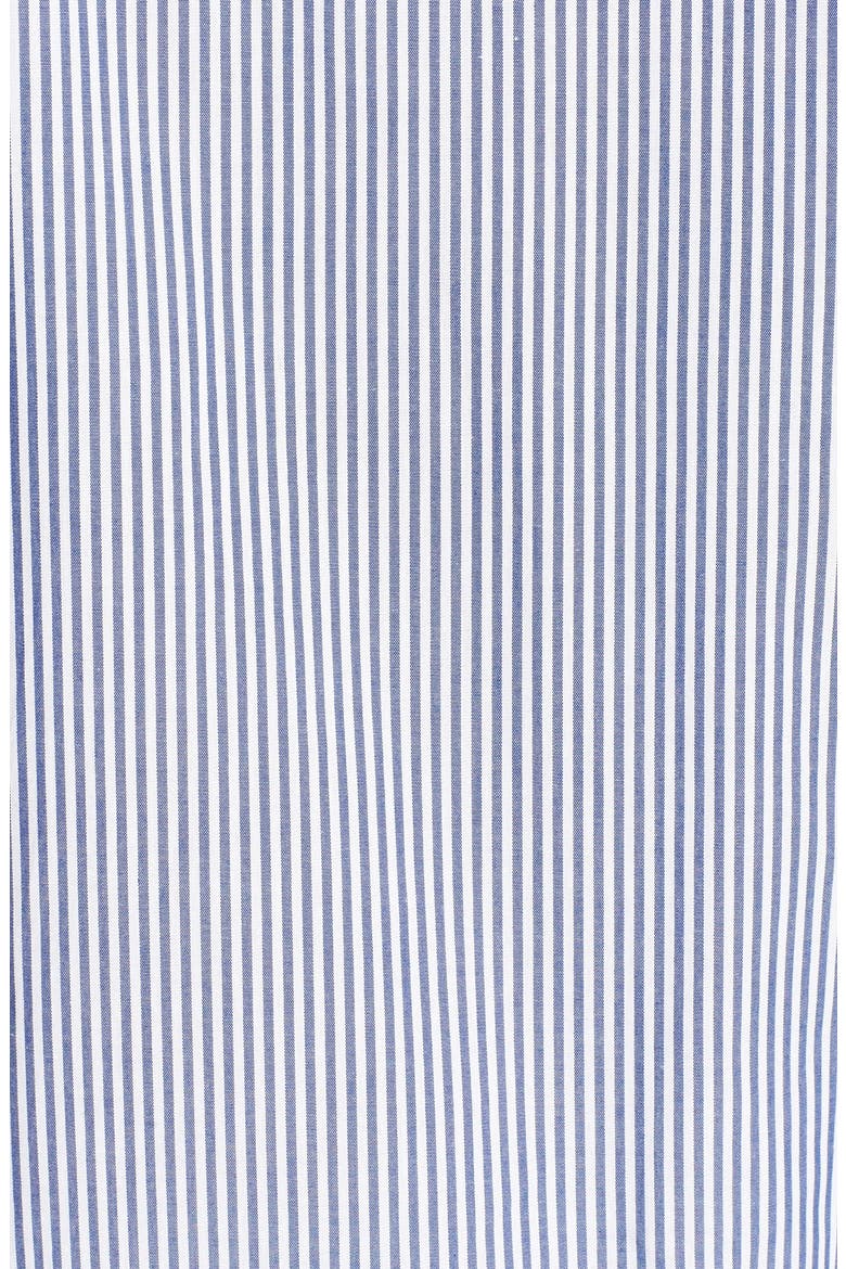 Stripe Cotton Pajamas, Alternate, color, NAVY