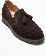 Forever & Always Shoes Alex Leather Tassel Loafers