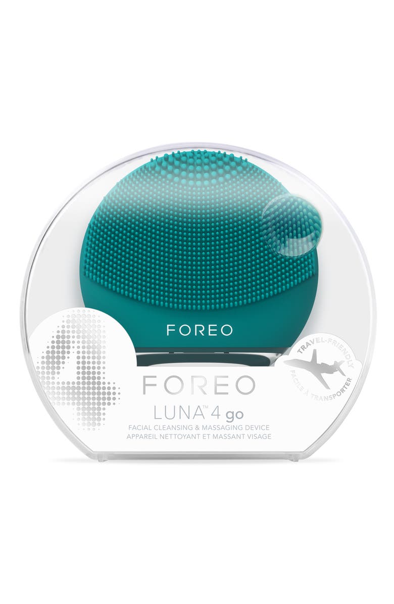 FOREO LUNA 4 go Facial Cleansing & Massaging Device, Alternate, color, Evergreen