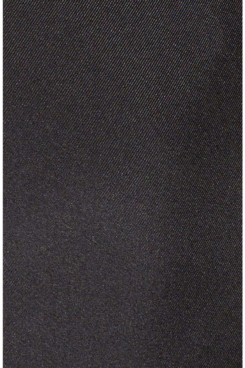 Silk Skinny Scarf, Alternate, color, BLACK