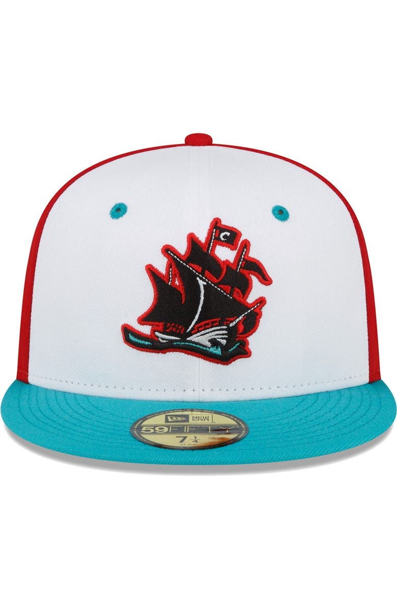 New Era Men's New Era White Columbus Clippers Copa De La Diversion 59FIFTY Fitted Hat, Alternate, color, White