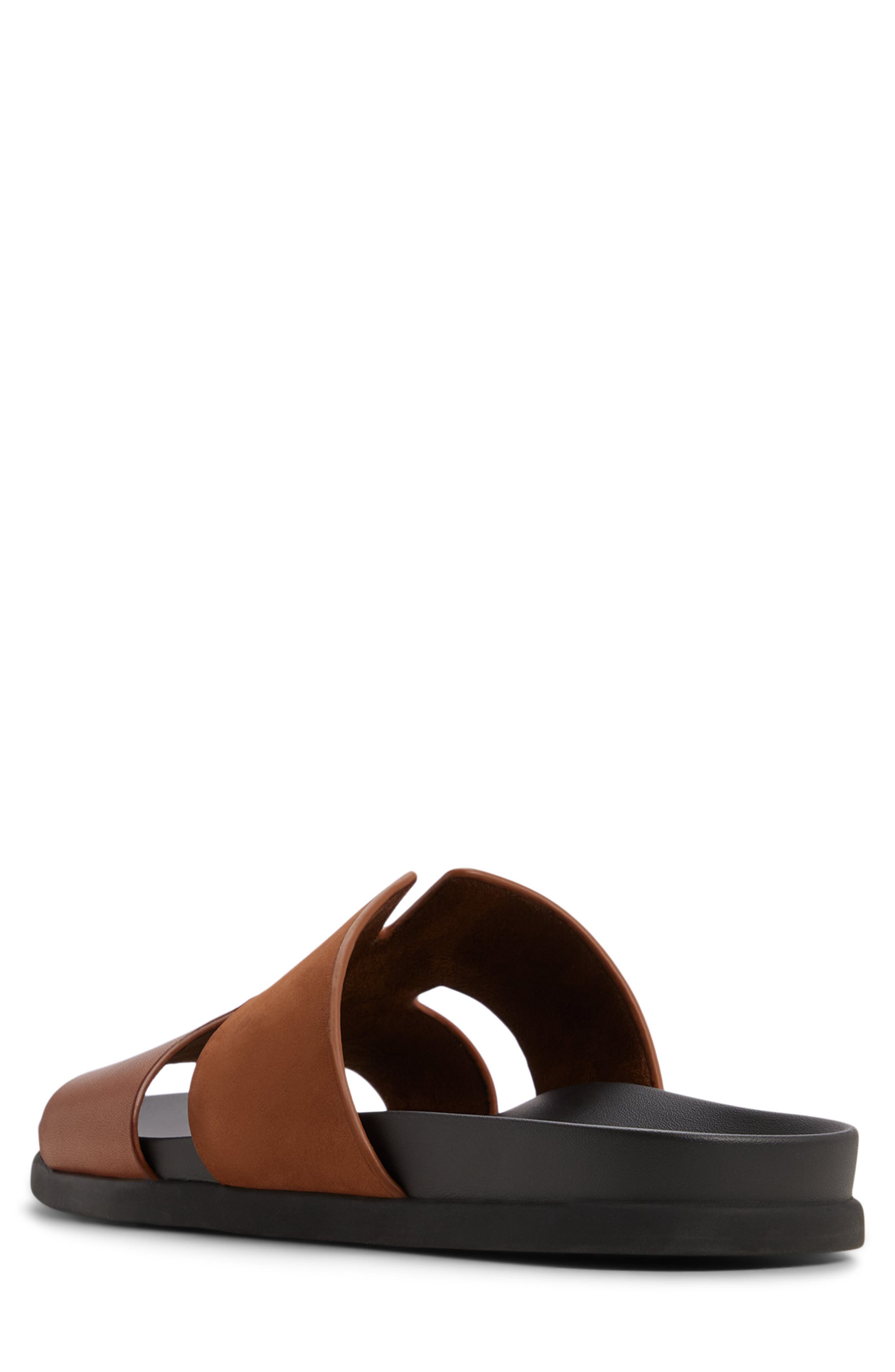 ALDO Marcelo Slide Sandal, Alternate, color, Cognac